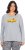 Ulla Popken Magic Feeling Long Sleeve Graphic Tee Light Grey Melange - Koszulki z nadrukiem dla kobiet - 