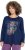 Ulla Popken Inverted Seam Long Sleeve Graphic Tee Ink Blue - T-shirty - 