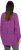 Ulla Popken Pleated Confetti Print Long Sleeve Tee Light Plum - Koszulki z nadrukiem dla kobiet - 