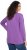Ulla Popken Dream Rhinestone Lettering Long Sleeve Tee Light Plum - Koszulki z nadrukiem dla kobiet - 