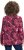 Ulla Popken Abstract Print Long Sleeve Tee Dark Ruby - Koszulki z nadrukiem dla kobiet - 