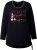 Ulla Popken Your Story Sequined Long Sleeve Tunic Tee Black - Koszulki z nadrukiem dla kobiet - 