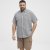 North Latitude Shirt Short Sleeve Checked Grey - Koszule - Koszule 2XL-10XL
