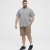 North Latitude Shirt Short Sleeve Checked Grey - Koszule - Koszule 2XL-10XL