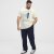 North Latitude T-shirt Printed Short Sleeve Off-White - Koszulki - T-shirty meskie Duże Rozmiary - 2XL-14XL