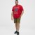 North Latitude T-Shirt Printed Short Sleeve Red - Koszulki - T-shirty meskie Duże Rozmiary - 2XL-14XL