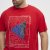 North Latitude T-Shirt Printed Short Sleeve Red - Koszulki - T-shirty meskie Duże Rozmiary - 2XL-14XL