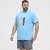 North Latitude T-Shirt Printed Turquoise - Koszulki - T-shirty meskie Duże Rozmiary - 2XL-14XL