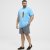 North Latitude T-Shirt Printed Turquoise - Koszulki - T-shirty meskie Duże Rozmiary - 2XL-14XL