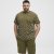 North Latitude T-shirt Allover Printed Green - Koszulki - T-shirty meskie Duże Rozmiary - 2XL-14XL