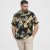 North Latitude Shirt Short Sleeve Printed Allover Black - Koszule - Koszule 2XL-10XL