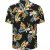 North Latitude Shirt Short Sleeve Printed Allover Black - Koszule - Koszule 2XL-10XL