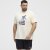 North Latitude T-Shirt Printed Off-White - Koszulki - T-shirty meskie Duże Rozmiary - 2XL-14XL