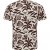 North Latitude T-Shirt Printed Allover Bordeaux - Koszulki - T-shirty meskie Duże Rozmiary - 2XL-14XL