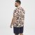 North Latitude T-Shirt Printed Allover Bordeaux - Koszulki - T-shirty meskie Duże Rozmiary - 2XL-14XL