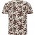 North Latitude T-Shirt Printed Allover Bordeaux - Koszulki - T-shirty meskie Duże Rozmiary - 2XL-14XL