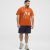 North Latitude T-Shirt Ice Cream Orange - Koszulki - T-shirty meskie Duże Rozmiary - 2XL-14XL