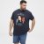 North Latitude T-Shirt Ice Cream Navy - Koszulki - T-shirty meskie Duże Rozmiary - 2XL-14XL