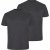 North Latitude T-Shirt 2-Pack Dark Grey Melange - Koszulki - T-shirty meskie Duże Rozmiary - 2XL-14XL