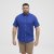 North Latitude Shirt Short Sleeve TALL Blue - ODZIEŻ MĘSKA MT-6XLT - WYSOKIE-rozmiary