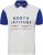 North Latitude Polo Short Sleeve Blue And White TALL - ODZIEŻ MĘSKA MT-6XLT - WYSOKIE-rozmiary
