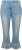 Ulla Popken Cropped Flared Eyelet Jeans Light Blue - Jeansy & Spodnie w Dużych Rozmiarach – Plus Size - 