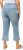 Ulla Popken Cropped Flared Eyelet Jeans Light Blue - Jeansy & Spodnie w Dużych Rozmiarach – Plus Size - 