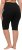 Ulla Popken Stretch Knit Bike Shorts Black - Jeansy & Spodnie w Dużych Rozmiarach – Plus Size - 