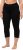 Ulla Popken Basic Stretch Knit Capris Black - Jeansy & Spodnie w Dużych Rozmiarach – Plus Size - 