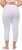 Ulla Popken Basic Stretch Knit Capris White - Jeansy & Spodnie w Dużych Rozmiarach – Plus Size - 