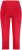Ulla Popken Basic Stretch Knit Capris Red - Jeansy & Spodnie w Dużych Rozmiarach – Plus Size - 