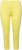 Ulla Popken Basic Stretch Knit Capris Yellow - Jeansy & Spodnie w Dużych Rozmiarach – Plus Size - 