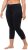 Ulla Popken Basic Stretch Knit Capris Navy - Jeansy & Spodnie w Dużych Rozmiarach – Plus Size - 