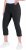 Ulla Popken Stretch Basic Bengaline Capri Pants Black - Jeansy & Spodnie w Dużych Rozmiarach – Plus Size - 