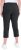 Ulla Popken Stretch Basic Bengaline Capri Pants Black - Jeansy & Spodnie w Dużych Rozmiarach – Plus Size - 