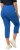 Ulla Popken Stretch Basic Bengaline Capri Pants Royal Blue - Jeansy & Spodnie w Dużych Rozmiarach – Plus Size - 