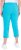 Ulla Popken Stretch Basic Bengaline Capri Pants Deep Aqua - Jeansy & Spodnie w Dużych Rozmiarach – Plus Size - 