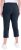 Ulla Popken Stretch Basic Bengaline Capri Pants Navy Blue - Jeansy & Spodnie w Dużych Rozmiarach – Plus Size - 