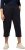 Ulla Popken Pull On Knit Elastic Waist Pocket Crop Pants Blue - Jeansy & Spodnie w Dużych Rozmiarach – Plus Size - 