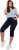 Ulla Popken Roll Tab Hem Stretch Cargo Pants Navy - Jeansy & Spodnie w Dużych Rozmiarach – Plus Size - 
