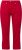 Ulla Popken Roll Tab Hem Stretch Cargo Pants Red - Jeansy & Spodnie w Dużych Rozmiarach – Plus Size - 