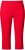 Ulla Popken Bengaline Elastic Waist Stretch Capri Pants Red - Jeansy & Spodnie w Dużych Rozmiarach – Plus Size - 