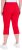 Ulla Popken Bengaline Elastic Waist Stretch Capri Pants Red - Jeansy & Spodnie w Dużych Rozmiarach – Plus Size - 