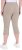 Ulla Popken Bengaline Elastic Waist Stretch Capri Pants Orange - Jeansy & Spodnie w Dużych Rozmiarach – Plus Size - 