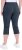 Ulla Popken Bengaline Elastic Waist Stretch Capri Pants Navy Blue - Jeansy & Spodnie w Dużych Rozmiarach – Plus Size - 
