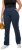 Ulla Popken Straight Leg Elastic Waist Mandy Fit Stretch Jeans Denim Blue - Jeansy & Spodnie w Dużych Rozmiarach – Plus Size - 