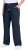 Ulla Popken Drawstring Elastic Waist Mary Fit Linen Pants Navy - Jeansy & Spodnie w Dużych Rozmiarach – Plus Size - 
