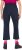 Ulla Popken Functional Sport Quick Dry Stretch Crop Pants Navy Blue - Jeansy & Spodnie w Dużych Rozmiarach – Plus Size - 