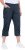 Ulla Popken Stretch Cotton Cargo Crop Pants Navy - Jeansy & Spodnie w Dużych Rozmiarach – Plus Size - 