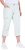 Ulla Popken Stretch Cotton Cargo Crop Pants Snow White - Jeansy & Spodnie w Dużych Rozmiarach – Plus Size - 